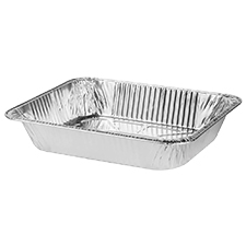 ALUMINUM FOIL HALF DEEP STEAM  TABLE PAN 100/CS 