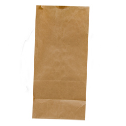 GROCERY BAG 4LB BROWN  500/BN 13600/18404 5X3X9.75 