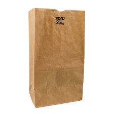 GROCERY BAG 425 BROWN 8X6X16 500/BN #80980 / 18428