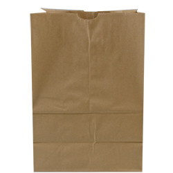 CARRY SACK 56 BROWN 12x7x17 KRAFT 500/BL 80077