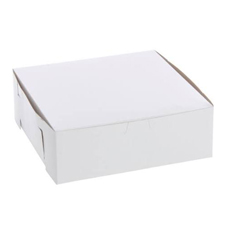 8x8x3 WHITE CAKE BOX LOCKING
CORNERS 250/CS BOXIT 883B-261