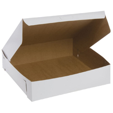 10x10x2.5 0969 CAKE BOX WHITE 250/CASE