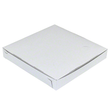 10101P-261 10x10x1.5 PIZZA CHIPBOARD BOX WHITE 100/CS