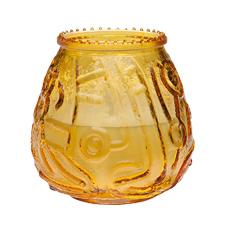40190 EURO VENETIAN CANDLE  AMBER 6/PK 2PK/CS 12/CS