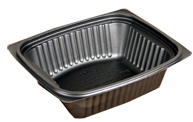 YCN8-5024 24OZ. MICROMAX BLACK CONTAINER USES LID 