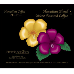 HAWAIIAN BLEND COFFEE 0.4OZ.
REGULAR 150/CASE 1171004
