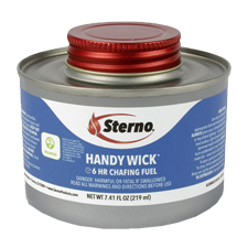 10368 6 HOUR STERNO HANDY WICK 
CHAFING FUEL 24/CS