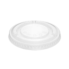 PET FLAT LID FOR 9/12OZ &amp;  5/8OZ CUPS 50/PK 1000/CD