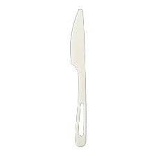 TPLA 6.7" KNIFE W/ RIBBING 50/PK 1000/CS COMPOSTABLE