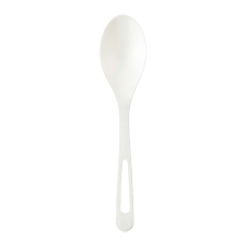 TPLA 6" SPOON W/ RIBBING 50/PK  1000/CS COMPOSTABLE SP-PS-6L