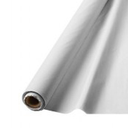 77020/08 TABLE ROLL-FROSTY WHITE PLAST 40X100&#39; AMSCAN