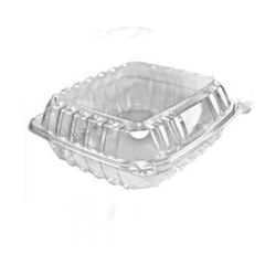C90PST1 CLEARSEAL CLEAR DART
MED HINGE CONTAINER 2/125/CS
8.25x8.25x3