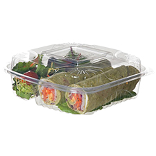 EP-LC83 CLEAR CLAMSHELL 3 COMP
COMPOSTABLE PLA 8X8X3 160/CS
HINGED CONTAINER

*NON-REFUNDABLE AFTER 24HRS
*INSPECT PRODUCT UPON DELIVERY