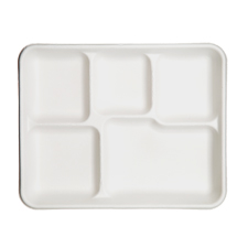 22025 TRAY 5 COMPARTMENT 4/125/CS WHITE VALLEY PAPER