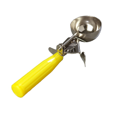 60300-20 2oz DISHER YELLOW HANDLE 12/CS