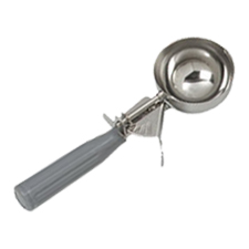 60300-8 4OZ DISHER - GRAY HANDLE 12/CS