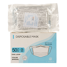* 32610-2017 CHILDRENS GRAY MASK THREE LAYER FILTER