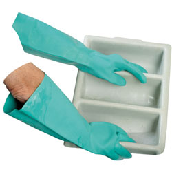8225-XL NITRILE GLOVE LONG SLEEVE EXTRA LARGE GREEN