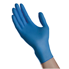 NLG400 AMBITEX PF NITRILE LARGE EXAM GLOVE BLUE