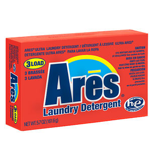 00049 ARES ULTRA LAUNDRY
POWDER HE
COIN-VEND 1.9OZ 154BX/CS