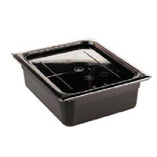60CWC135 CAMBRO FOOD PAN COVER 1/6-SIZE FLAT POLYCARB CLEAR