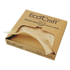 300897 12&quot;x12&quot; ECOCRAFT GR PAPER WRAP &amp; LINER 20# NK1212