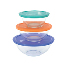 1071025 PYREX SMART ESSENTIALS 6PC MIXING BOWL SET