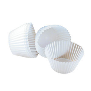 FC300X550 3X1.25X5.5&quot; 4300512 WHITE BAKING CUP LINER