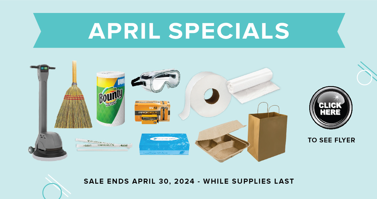 April Overstock/Clearance Specials