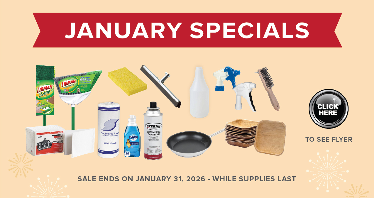 January Overstock/Clearance Specials