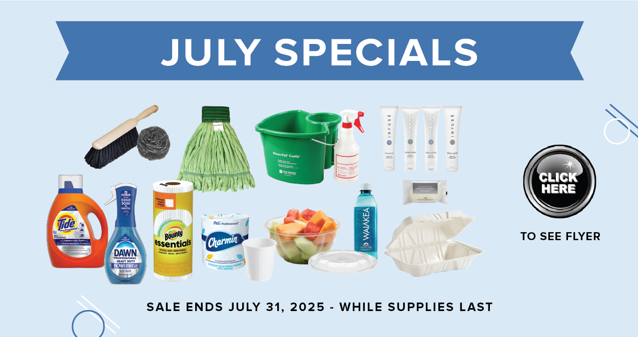 July Overstock/Clearance Specials