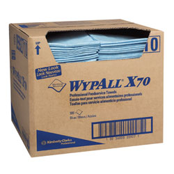 WYPALL X70 5927 FOODSERVICE
TOWEL BLUE/BLUE STRIPE 300/CS