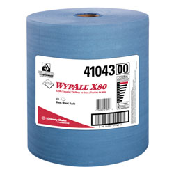 41043 WYPALL X80 TOWEL BLUE 475/CS WIPER