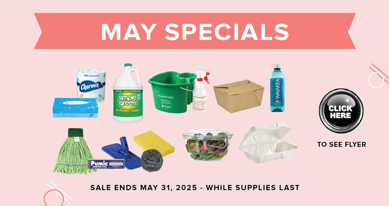 May Overstock/Clearance Specials